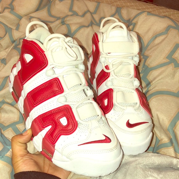 white and red scottie pippen's